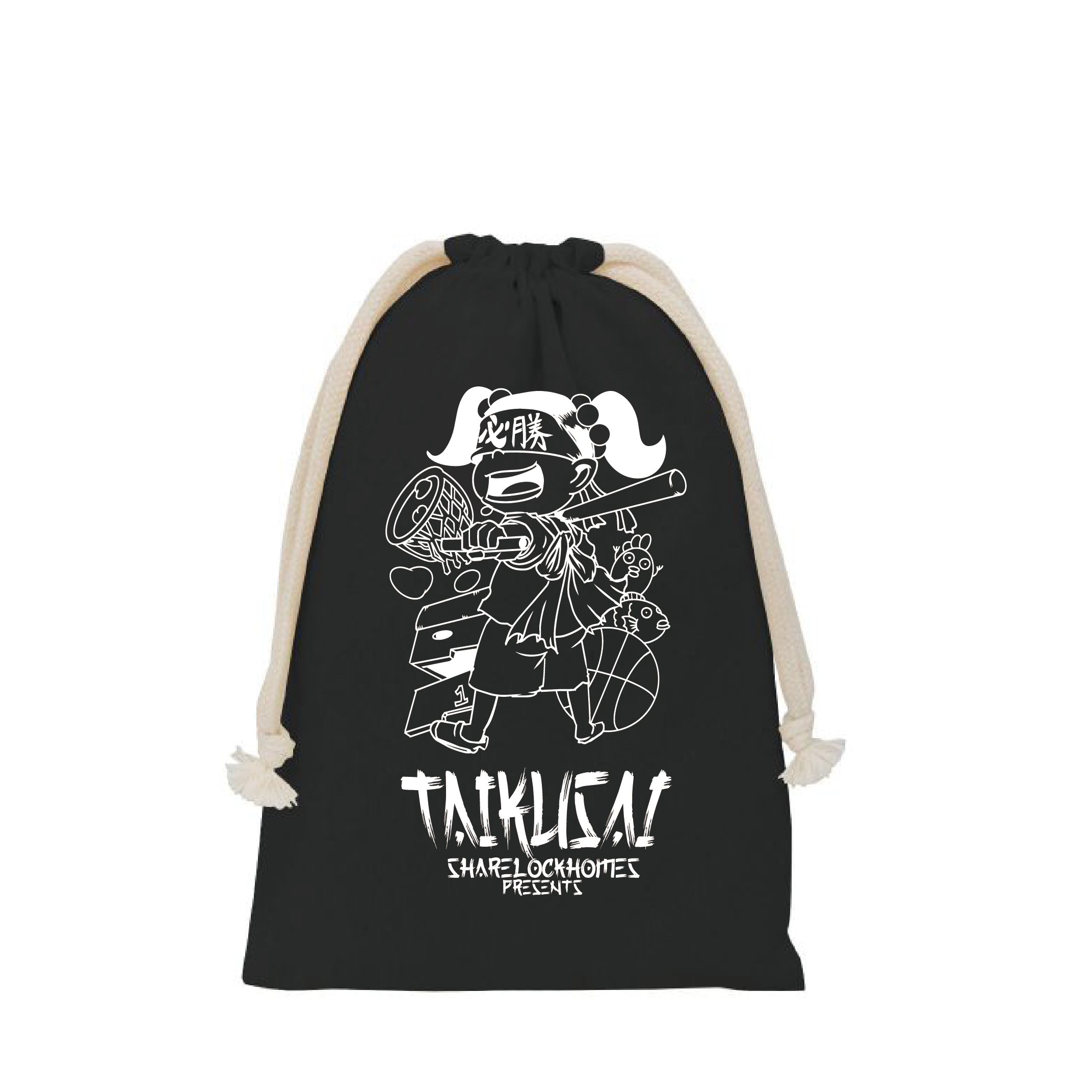 TAIKUSAI だいたいなんでも入る巾着