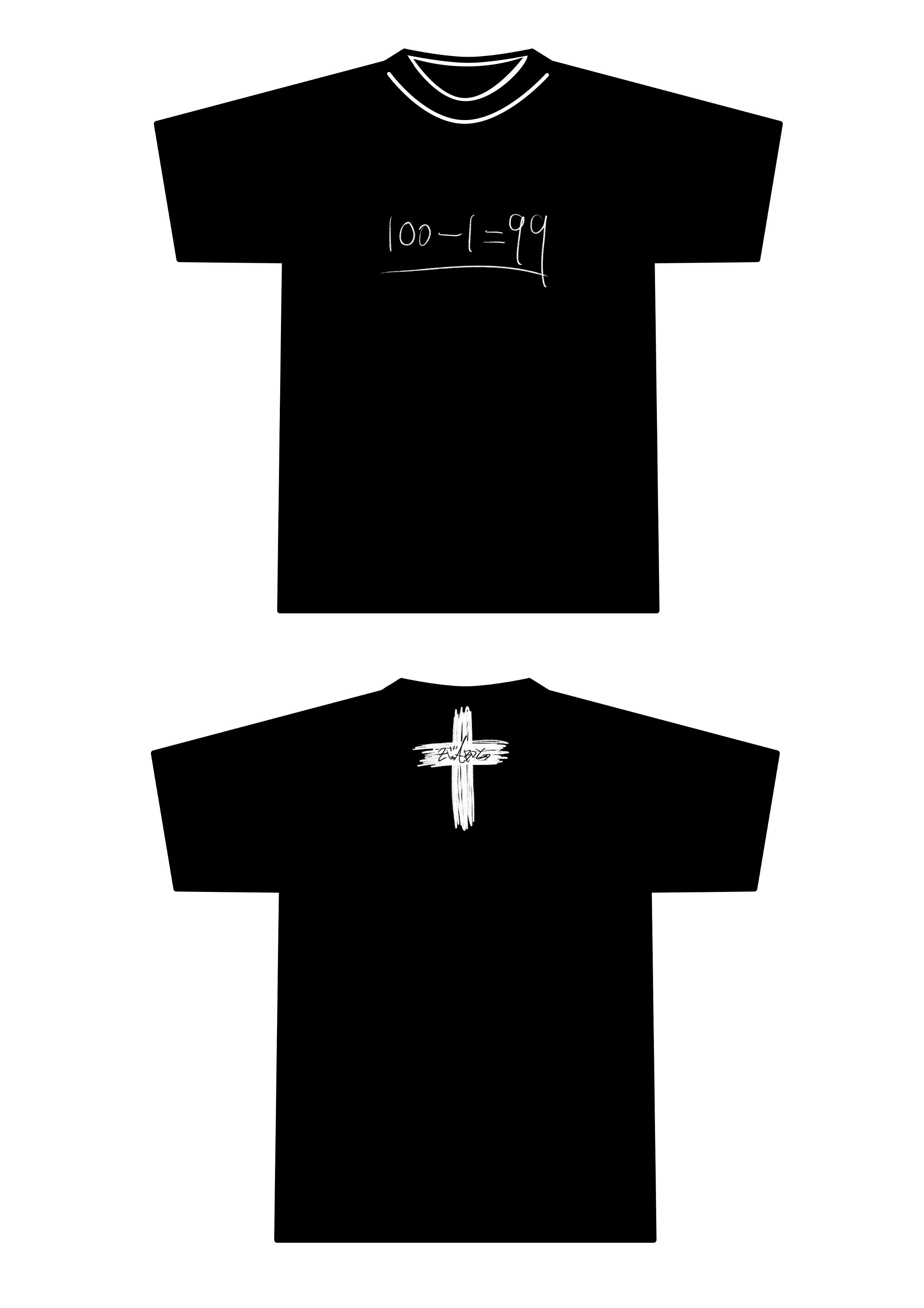 100から1引いたら…Tシャツ